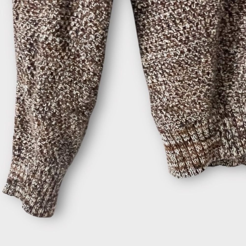 Le 31 by Simons Men’s Knit Cardigan Sweater Size M Brown Textured - Picture 6 of 12